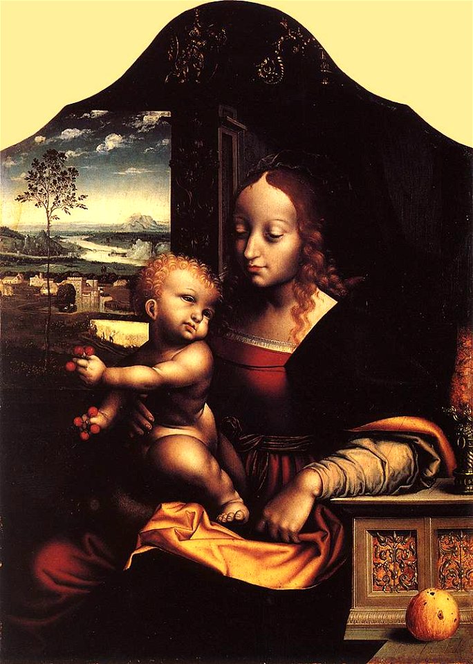 Joos van Cleve - Virgin and Child - WGA05051