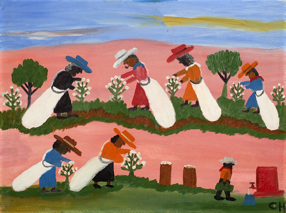 Clementine Hunter - Picking Cotton - 91.88.1 - Minneapolis Institute of Arts