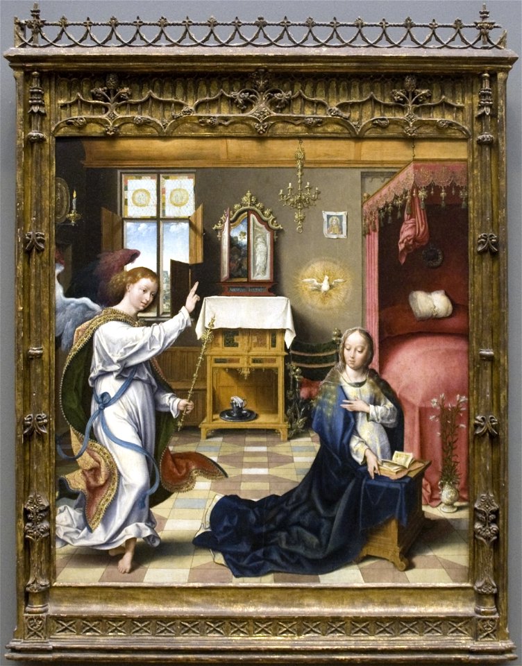 The Annunciation by Joos van Cleve