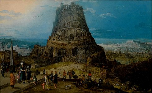 The Building of the Tower of Babel by Hendrick van Cleve III