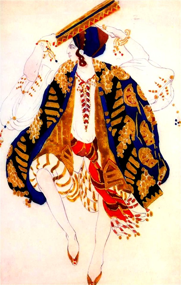 Cleopatra ballet by Bakst 01