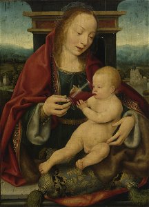 Joos van Cleve - Virgin and child