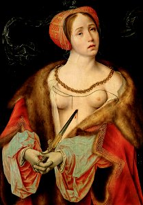 Joos van Cleve - The Death of Lucretia