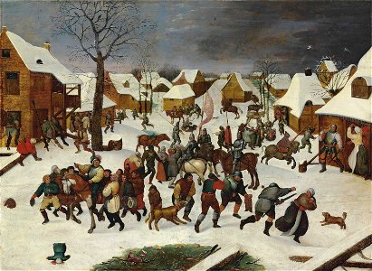 Marten van Cleve - The Massacre of the Innocents. Free illustration for personal and commercial use.