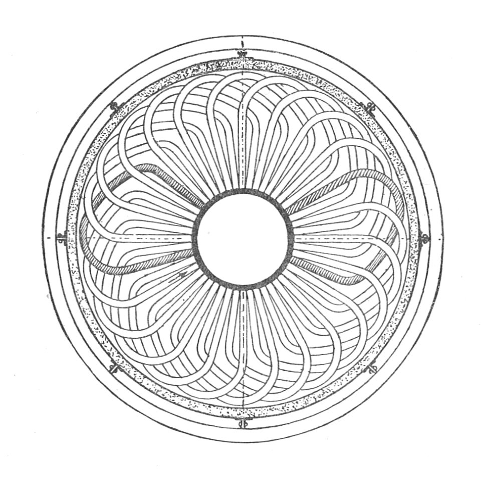 Climax boiler, plan (Rankin Kennedy, Modern Engines, Vol V)