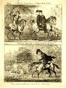 Clerical prosperity-or riding with the wind! Clerical adversity-or riding against the wind! (BM 1878,0112.167)