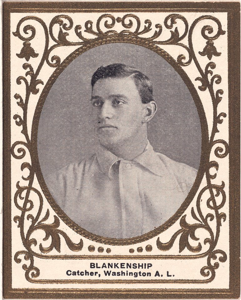 Cliff Blankenship, Washington Nationals, baseball card portrait LCCN2007683798