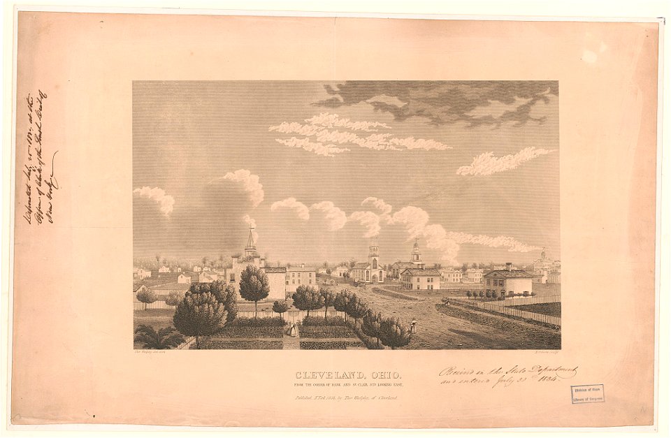 Cleveland, Ohio. From the corner of Bank and St Clair Sts looking east LCCN2003674253