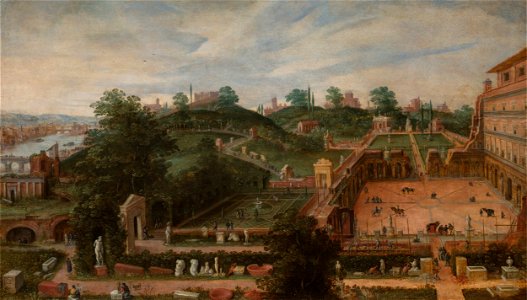 Hendrick van Cleve III - The Sculpture Garden of Cardinal Cesi