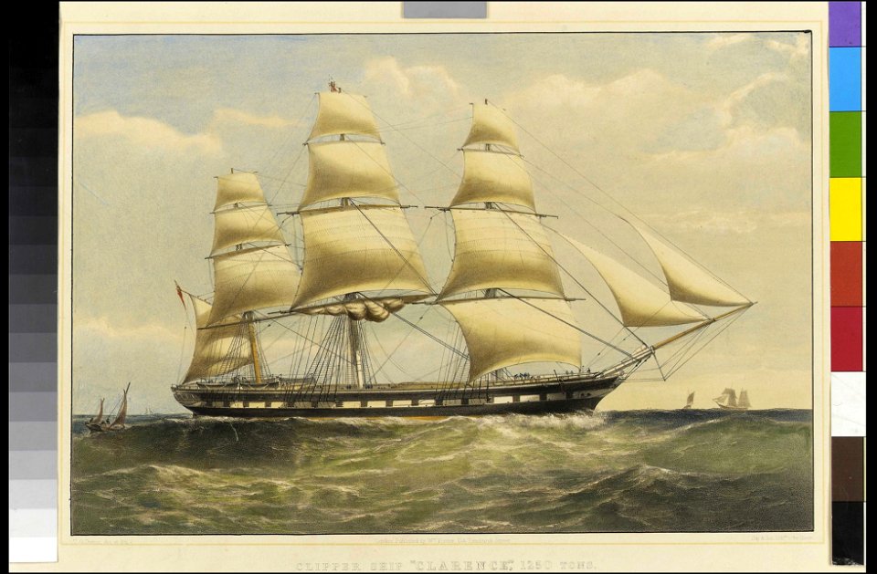 Clipper ship Clarence 1250 Tons RMG PY0654