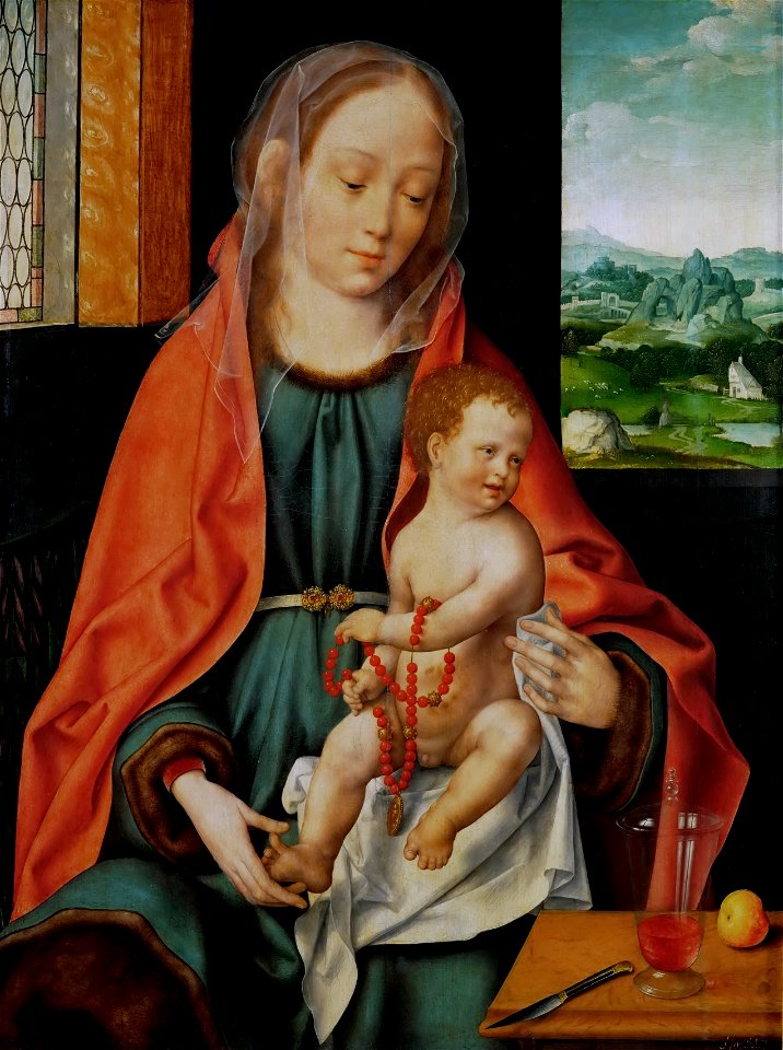 Joos van Cleve - Virgin and Child (KHM)
