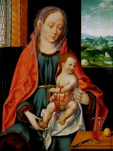 Joos van Cleve - Virgin and Child (KHM)