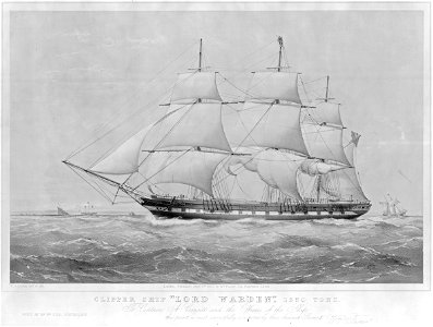Clipper ship Lord Warden 1350 Tons RMG B4519