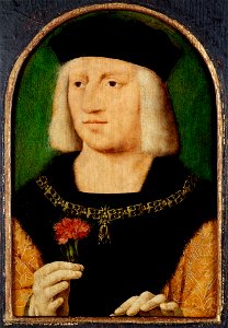 Joos van Cleve - Portrait of Emperor Maximilian I