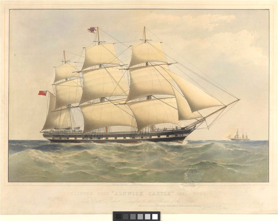 Clipper ship Alnwick Castle 1250 Tons RMG py0643