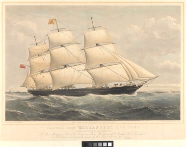 Clipper ship Mirzapore 1230 Tons RMG py0683