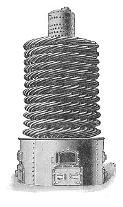 Climax boiler, casing removed (Rankin Kennedy, Modern Engines, Vol V)