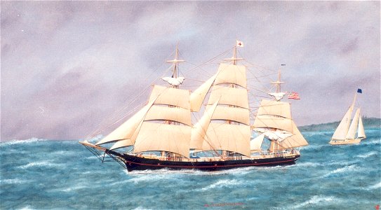 Clipper Ship Hoogly of Boston, by Thomas Willis