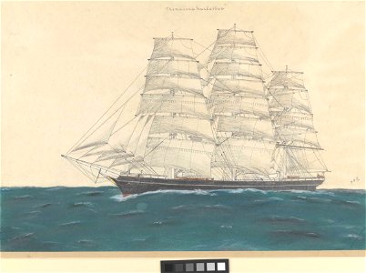 Clipper Ship Thomasina MacLellan RMG py0695