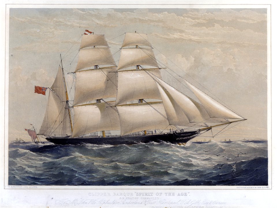 Clipper barque Spirit of the Age, PY0633