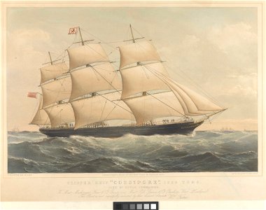Clipper ship Cossipore 1226 Tons RMG py0684