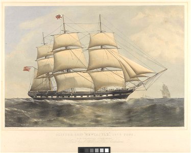 Clipper ship Newcastle 1275 Tons RMG py0658