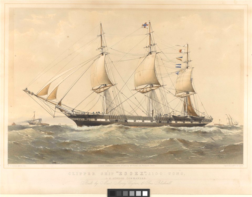 Clipper ship Essex 1100 Tons RMG py0678