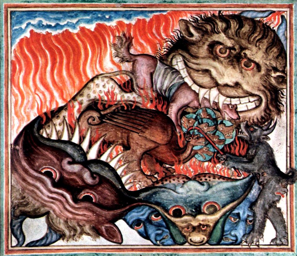 Cloisters Apocalypse - Dragon and the Beasts cast into Hell - Free ...