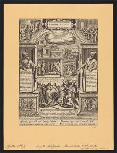 Clothing The Naked 1577 print by Hans Bol, S.I 54338, Prints Department, Royal Library of Belgium