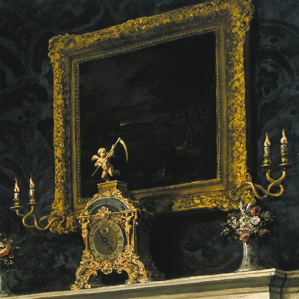 Clock and Picture The Lady's Last Stake