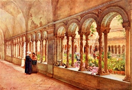 Cloister of San Paolo fuori le Mura by Alberto Pisa (1905)