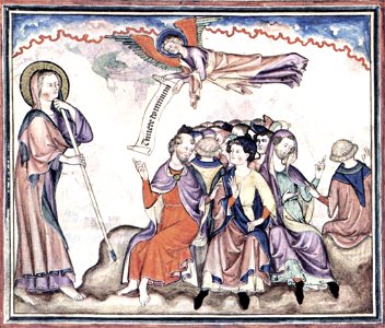Cloisters Apocalypse - 1st Angel with the Everlasting Gospel