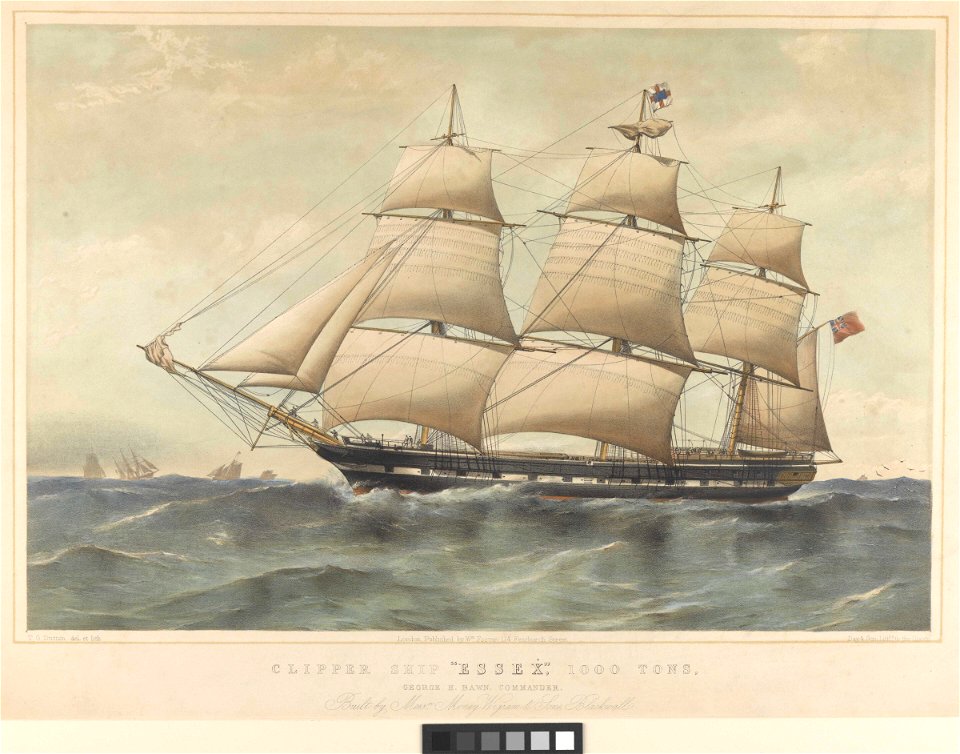 Clipper ship Essex 1000 Tons RMG py0679