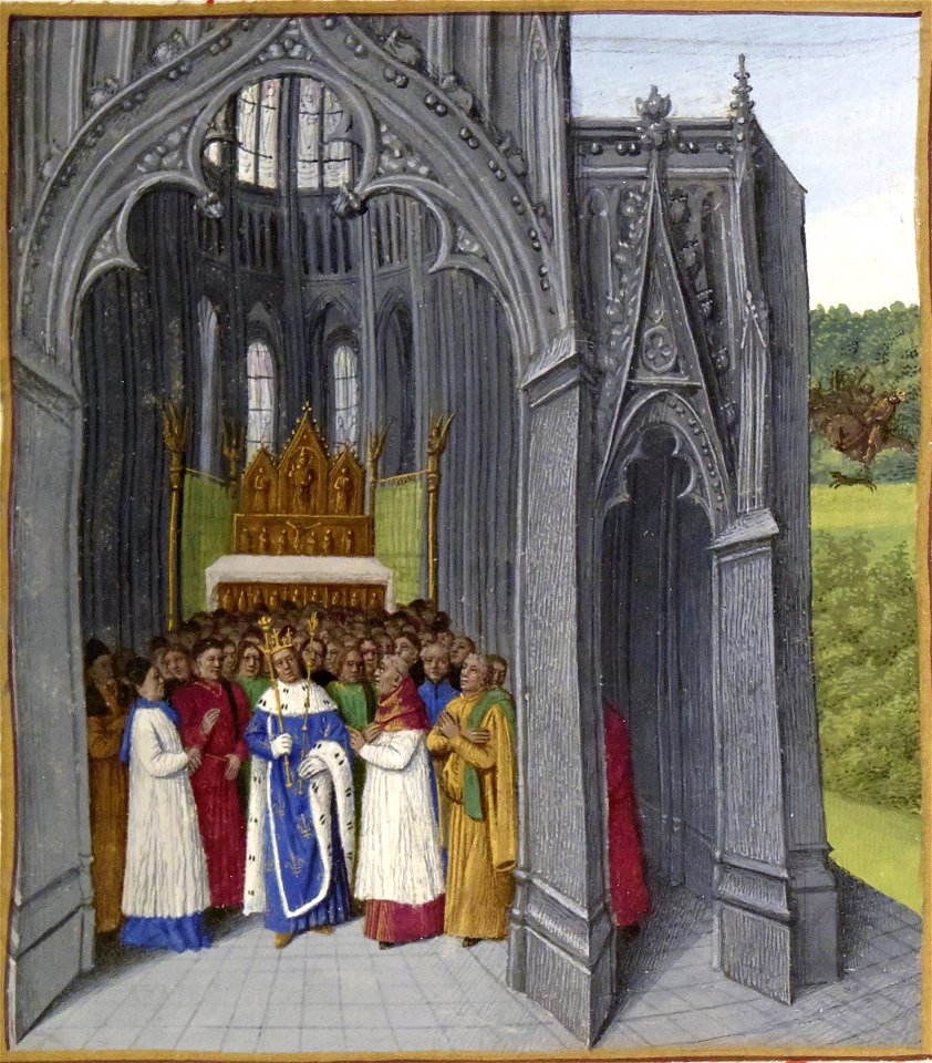 Clovis II exempte l'abbaye de Saint-Denis