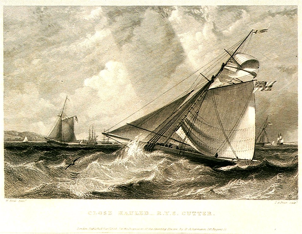 Close Hauled - R.Y.S. Cutter. Published for the Proprietors of the Sporting Review RMG PU6524