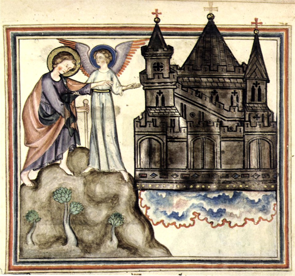 Cloisters Apocalypse - New Jerusalem and angel