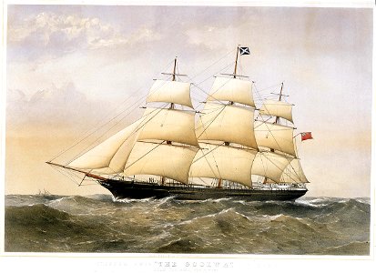 Clipper Ship The Goolwa - Messrs Anderson Thomson and Co Owners, and Messrs A Hall and Son, Builders, Aberdeen RMG PY8566