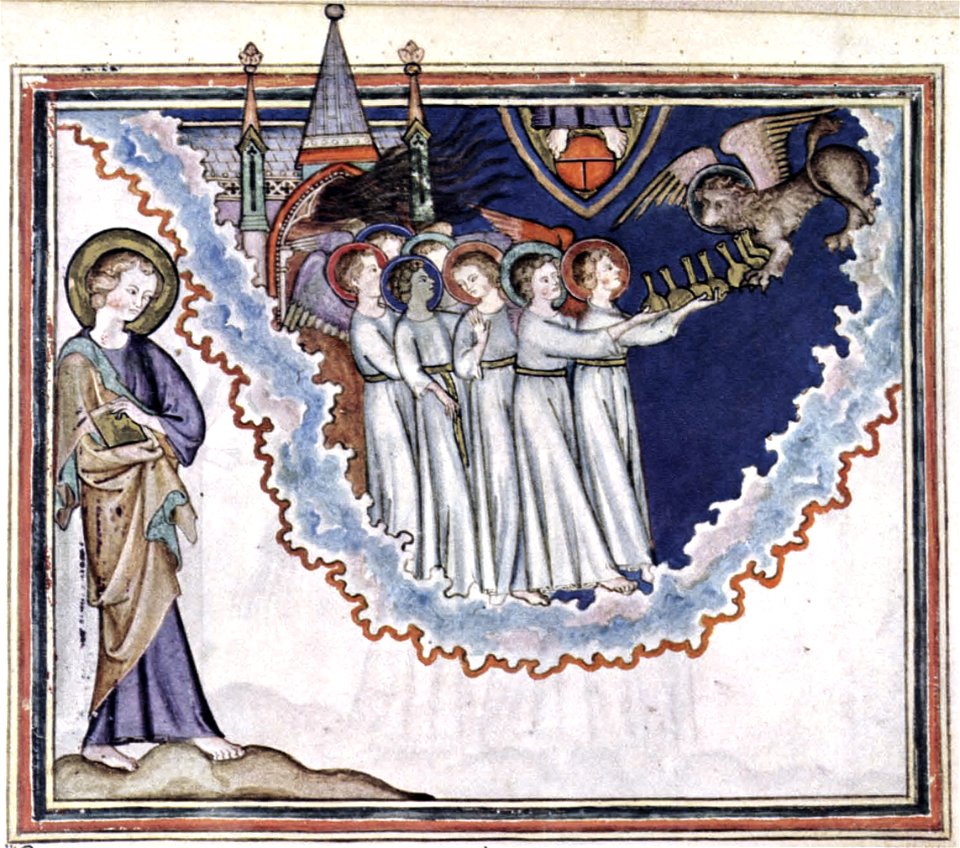 Cloisters Apocalypse - Angels receiving seven bowls