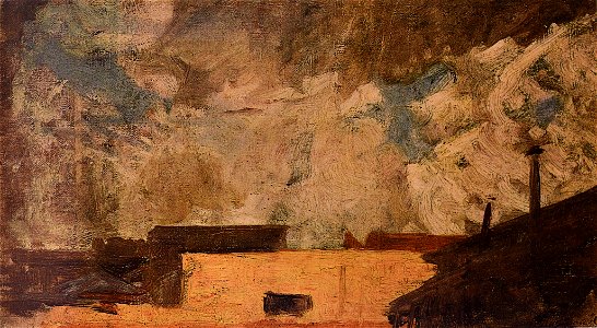 Clouds (Rome) by Fujishima Takeji (Bridgestone Museum of Art)