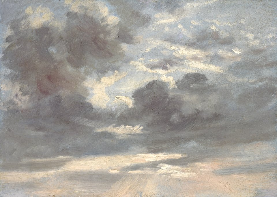 Cloud Study Stormy Sunset E10206