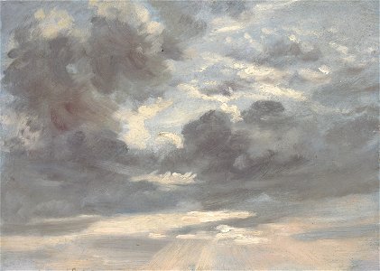 Cloud Study Stormy Sunset E10206