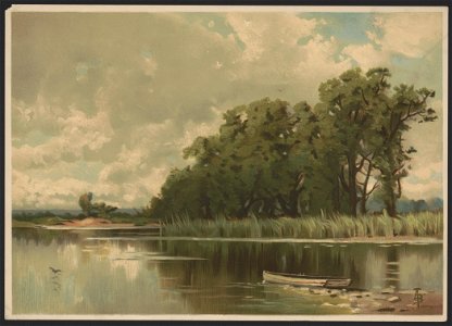Clouds and sunshine - ATB (monogram) ; by A.T. Bricher. LCCN2016652353