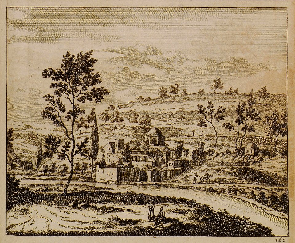 Cloitre de Turcs planté d'Orangers & Citronniers (160) - Bruyn Cornelis De - 1714