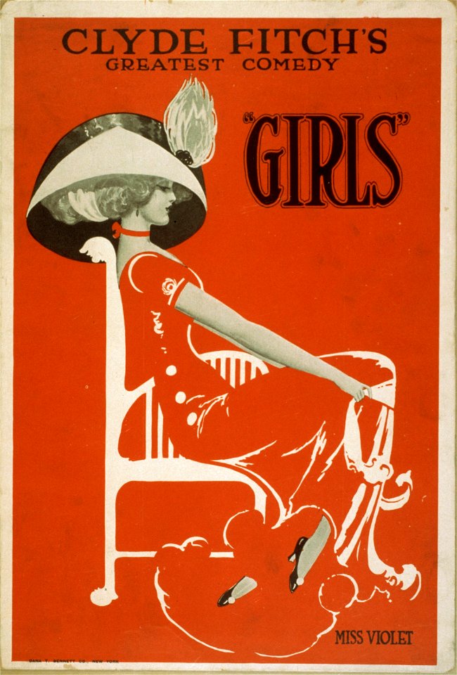 Clyde Fitch's greatest comedy, Girls LCCN2014635416