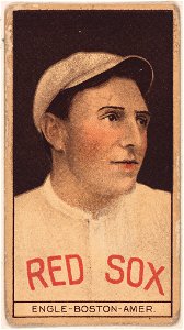 Clyde Engle, Boston Red Sox, baseball card portrait LCCN2008678012