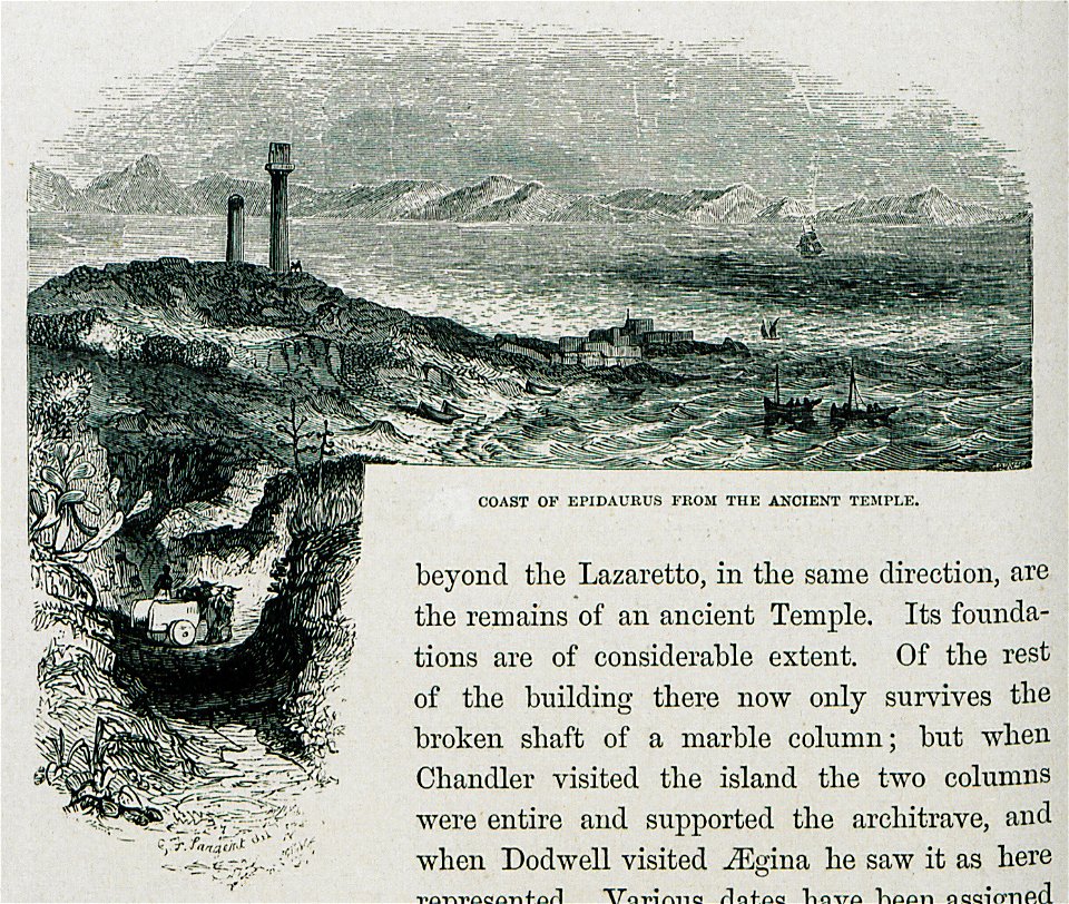 Coast of Epidaurus from the ancient temple - Wordsworth Christopher - 1882