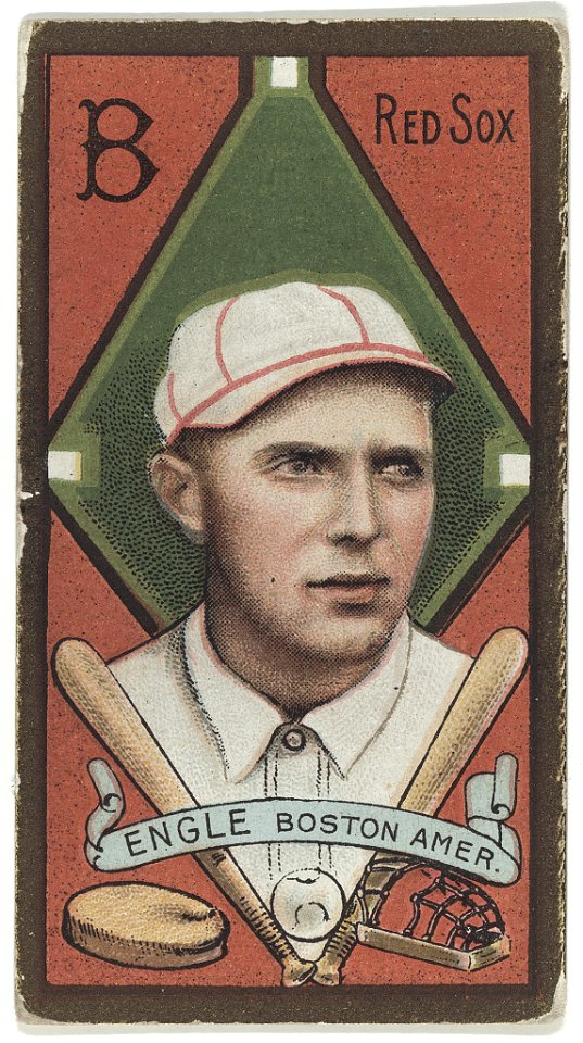 Clyde Engle, Boston Red Sox, baseball card portrait LCCN2008677426