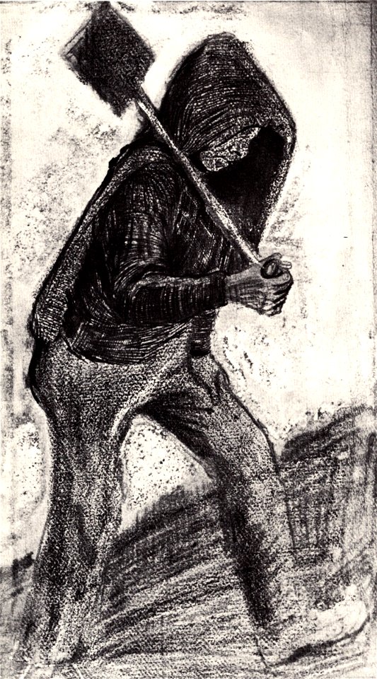 Coal-shoveler-1879- Cuesmes