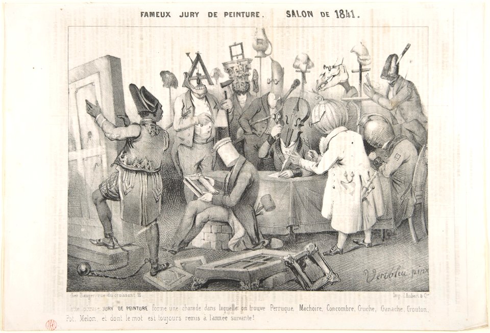 Clément Pruche, Fameux Jury de Peinture. Salon de 1841