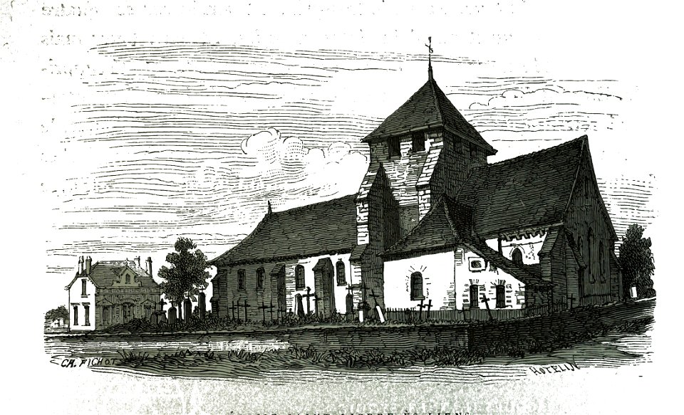Clérey église FIchot 00399